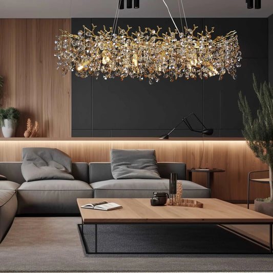 Stellar Modern Crystal Chandelier