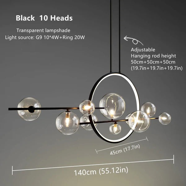 Peninsula Hanging Glass Ball Led Lighting