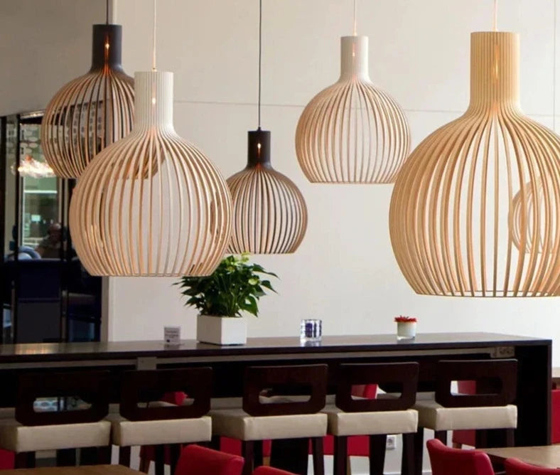 Linden Wooden  Pendant Lights