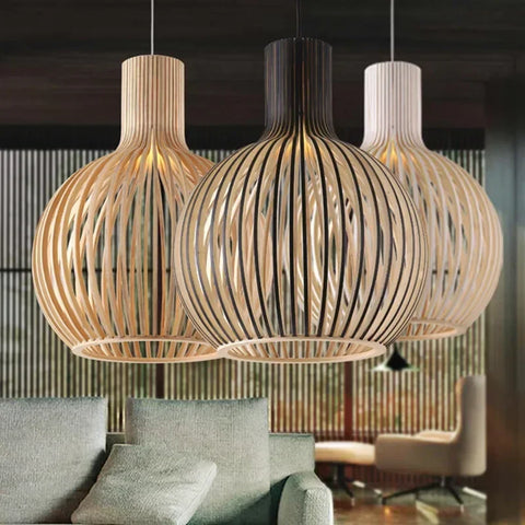 Linden Wooden  Pendant Lights