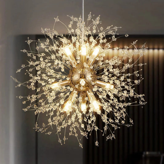 Estelle Dandelion Crystal LED Chandelier