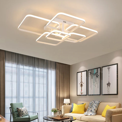 Lattice Modern LED Chandelier