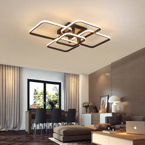 Lattice Modern LED Chandelier