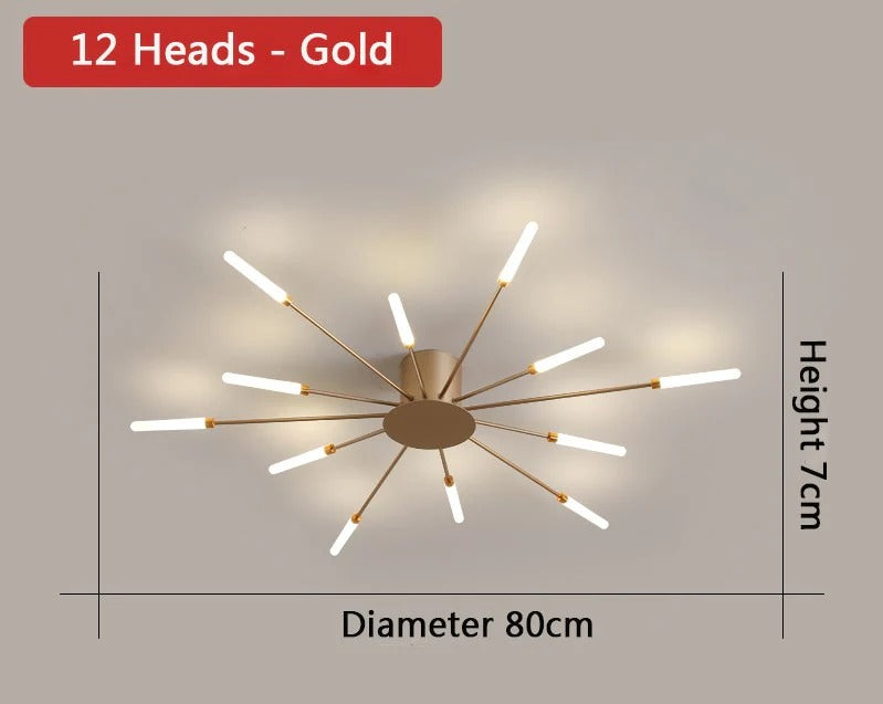 Sparkle Ceiling Mounted LED Chandelier