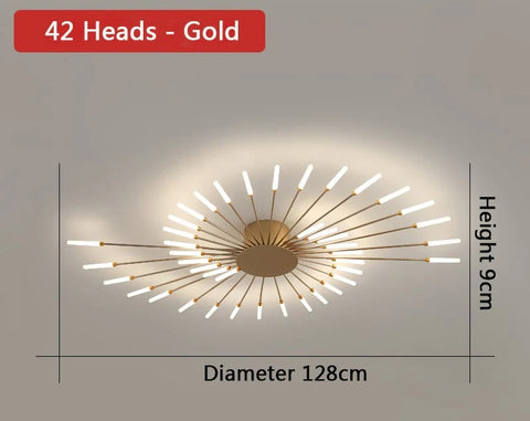 Sparkle Ceiling Mounted LED Chandelier