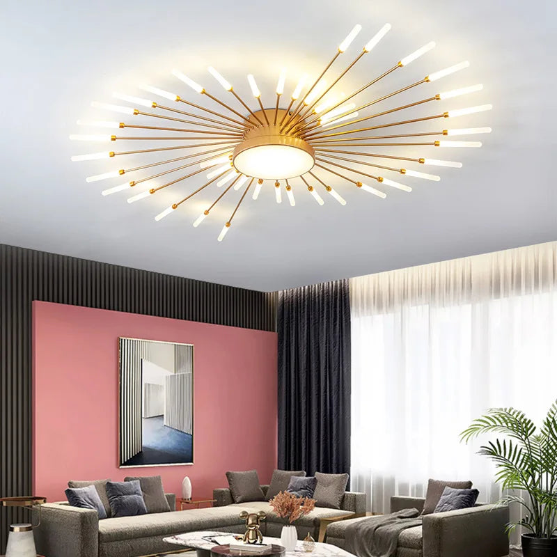 Sparkle Ceiling Mounted LED Chandelier