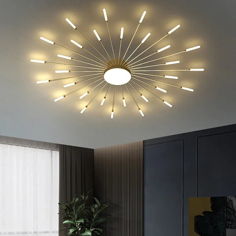 Sparkle Ceiling Mounted LED Chandelier