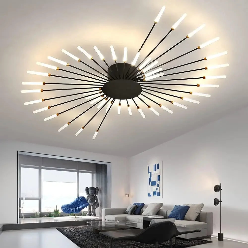 Sparkle Ceiling Mounted LED Chandelier