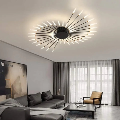 Sparkle Ceiling Mounted LED Chandelier