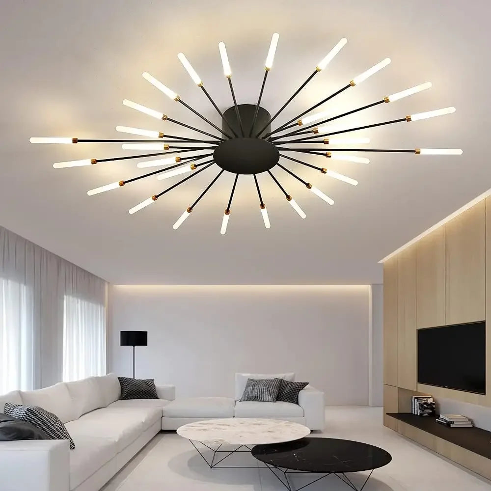 Sparkle Ceiling Mounted LED Chandelier