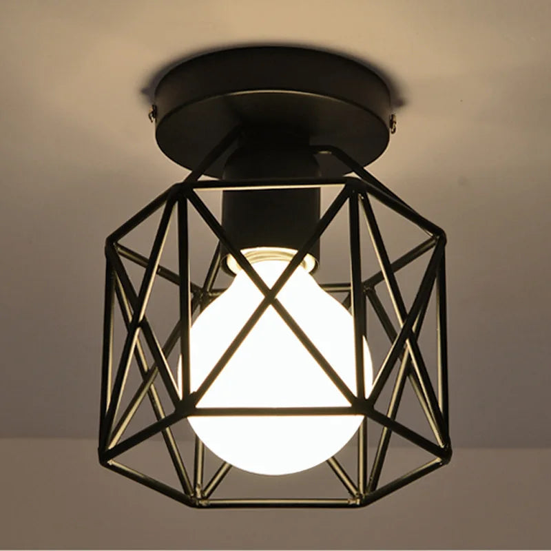  Tara Geometric Industrial Ceiling Lamp 