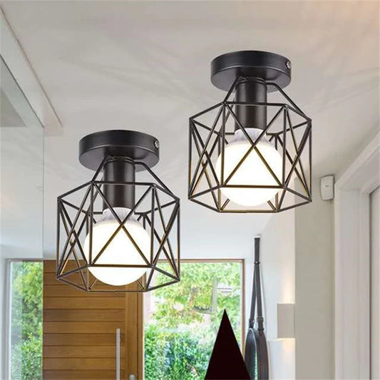  Tara Geometric Industrial Ceiling Lamp 