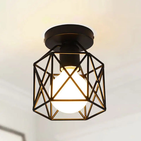  Tara Geometric Industrial Ceiling Lamp 