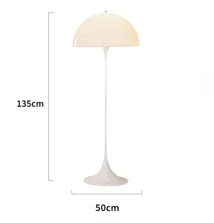 Eliana Sleek Mushroom Floor Lamp