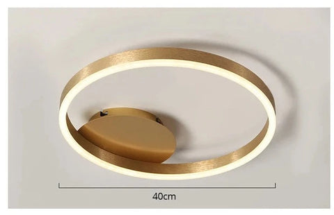 Ellipse Modern Simple White LED Ceiling Light