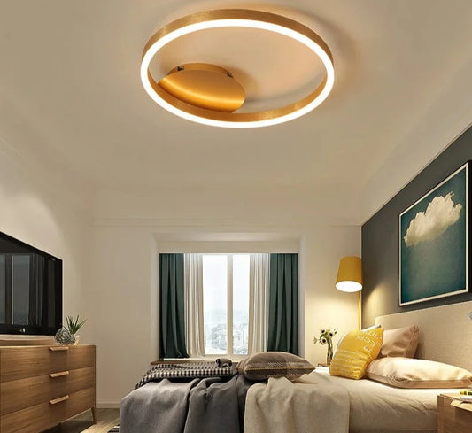 Ellipse Modern Simple White LED Ceiling Light