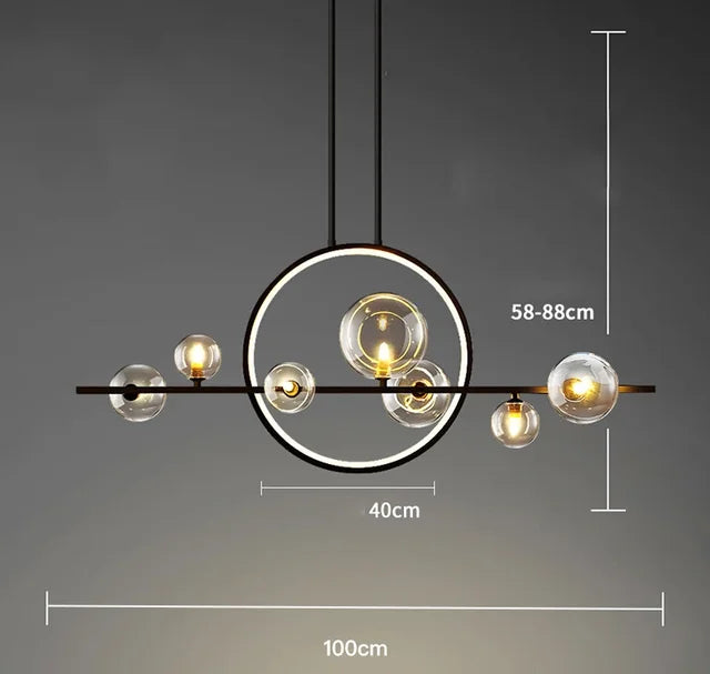 Peninsula Hanging Glass Ball Led Lighting