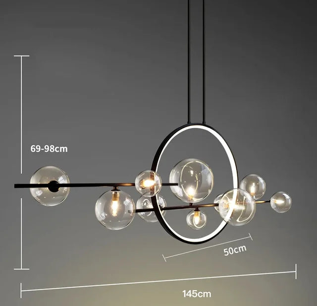 Peninsula Hanging Glass Ball Led Lighting