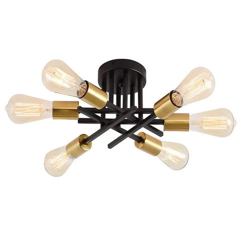 Astra Matte Black Chandelier