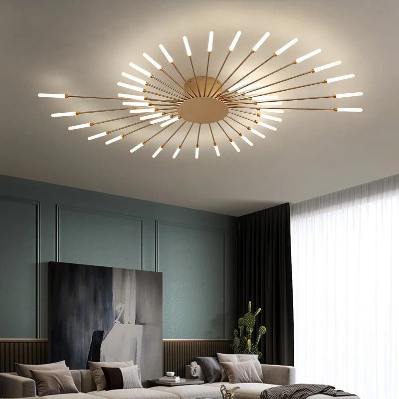 Sparkle Ceiling Mounted LED Chandelier